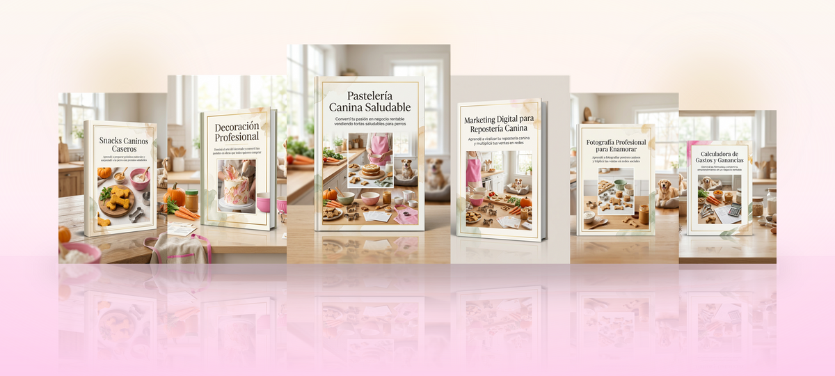 Ebook Emprende con Pastelería Canina + 5 bonos de regalo